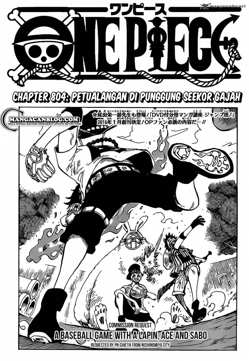 One Piece: Chapter 804 - Page 1