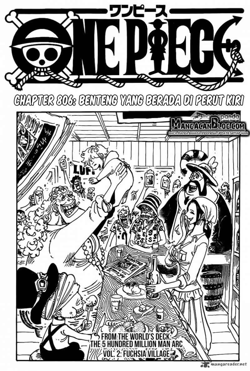 One Piece: Chapter 806 - Page 1
