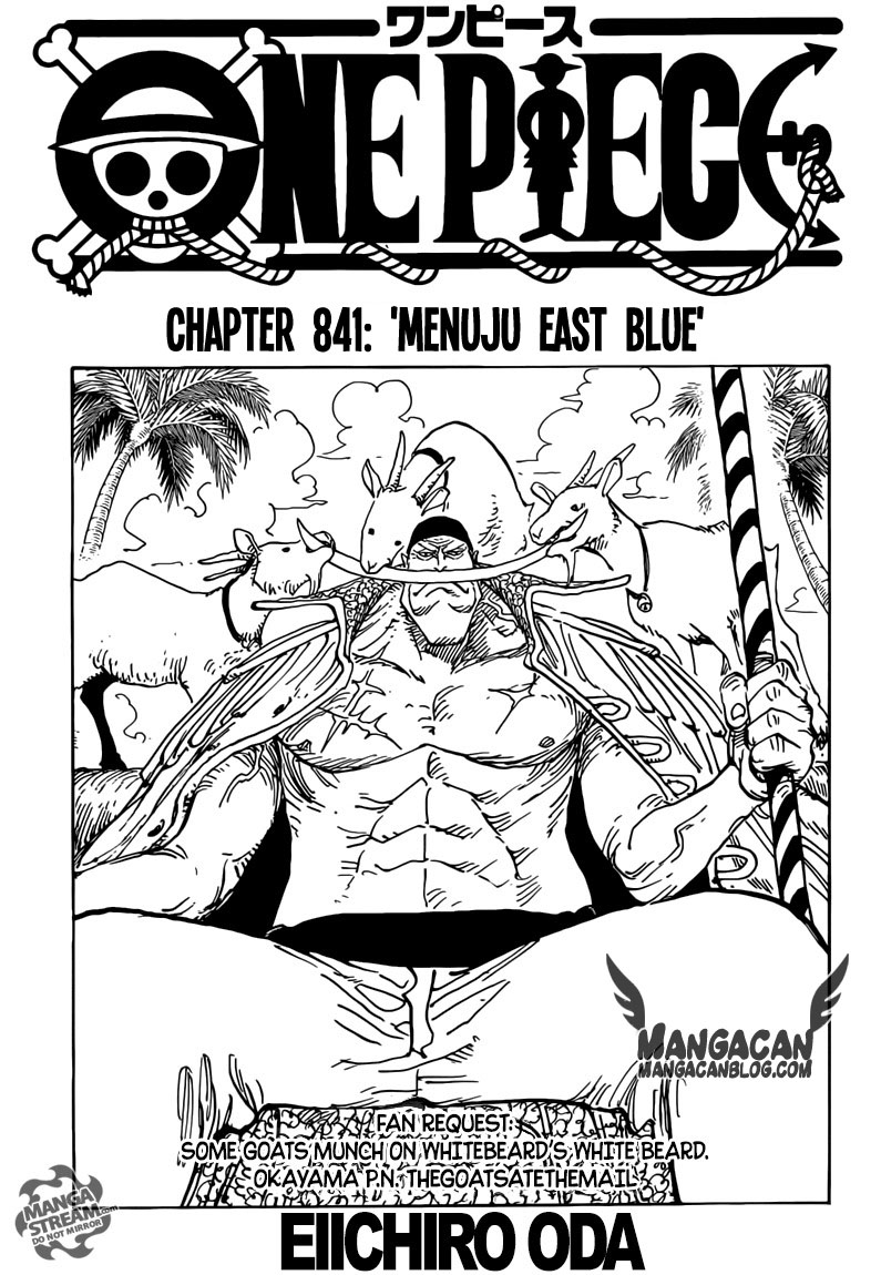 One Piece: Chapter 841 - Page 1