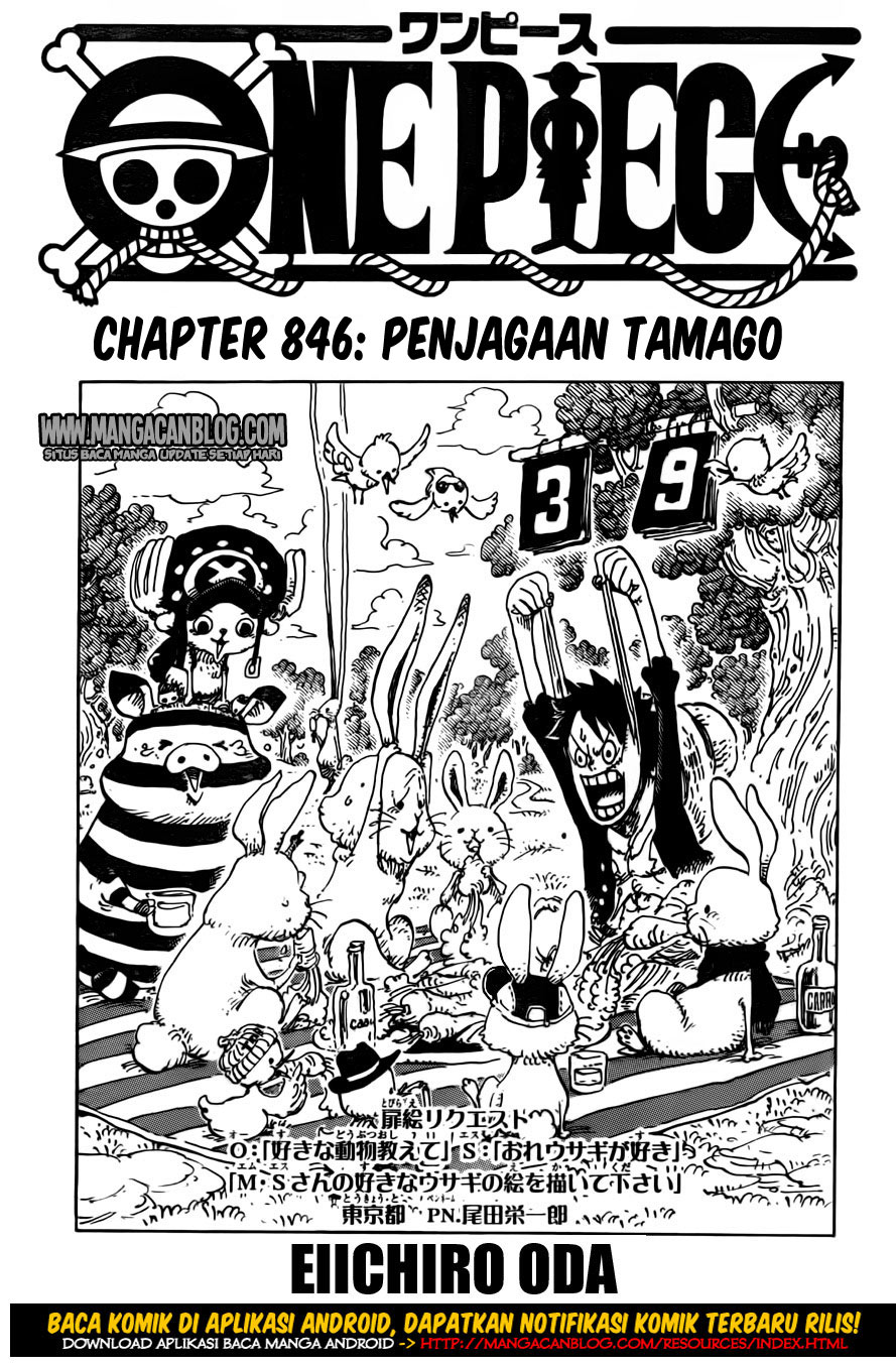 One Piece: Chapter 846 - Page 1