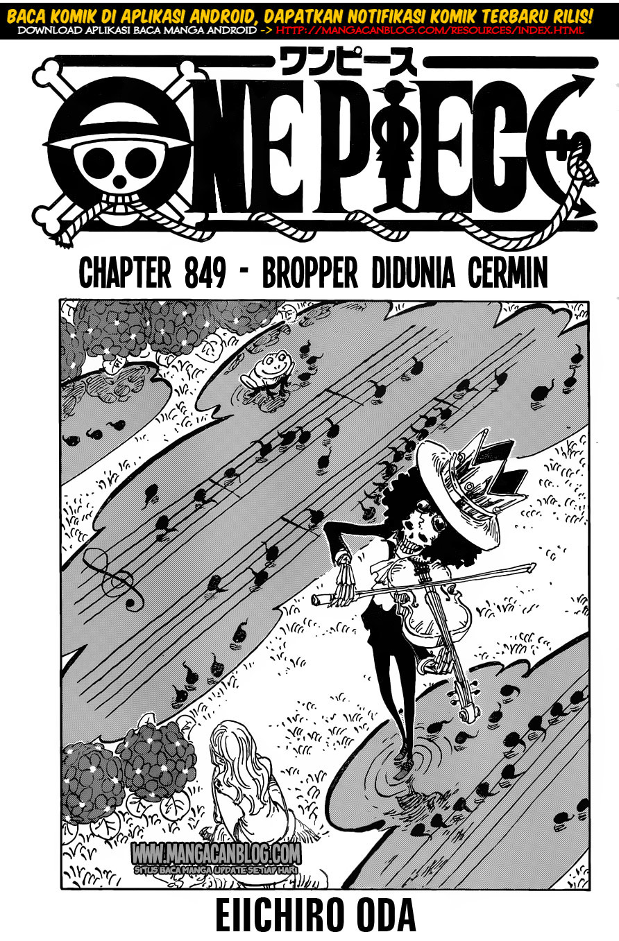 One Piece: Chapter 849 - Page 1
