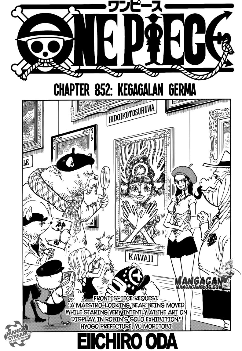 One Piece: Chapter 852 - Page 1