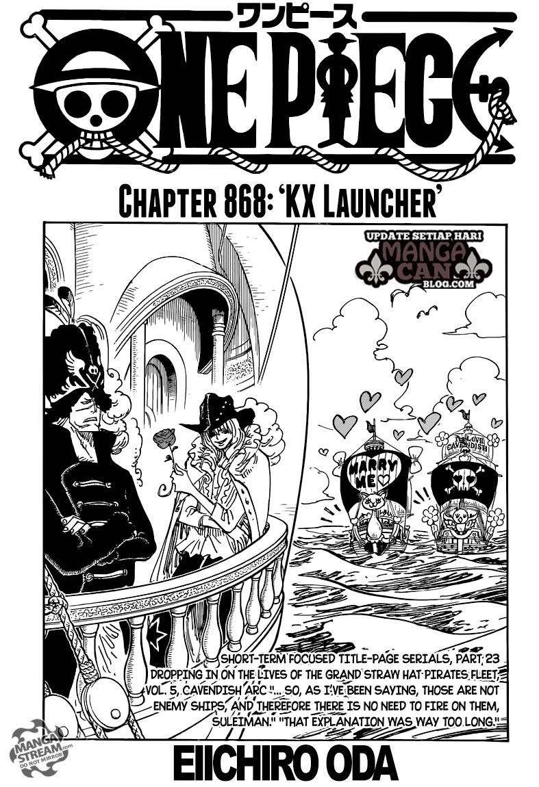 One Piece: Chapter 868 - Page 1