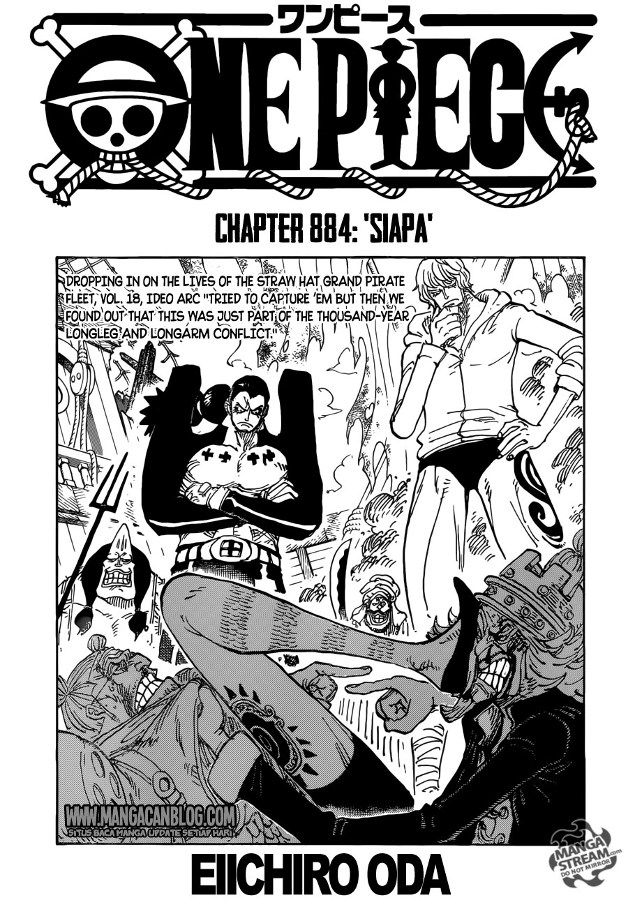 One Piece: Chapter 884 - Page 1