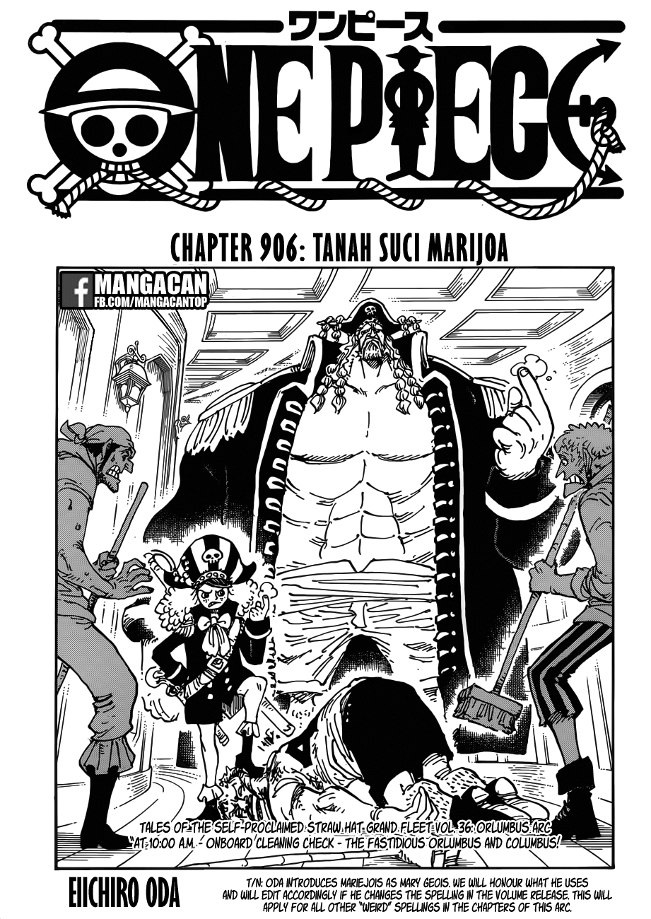 One Piece: Chapter 906 - Page 1
