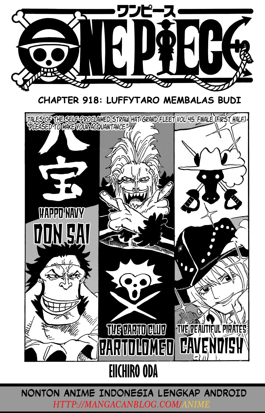 One Piece: Chapter 918 - Page 1