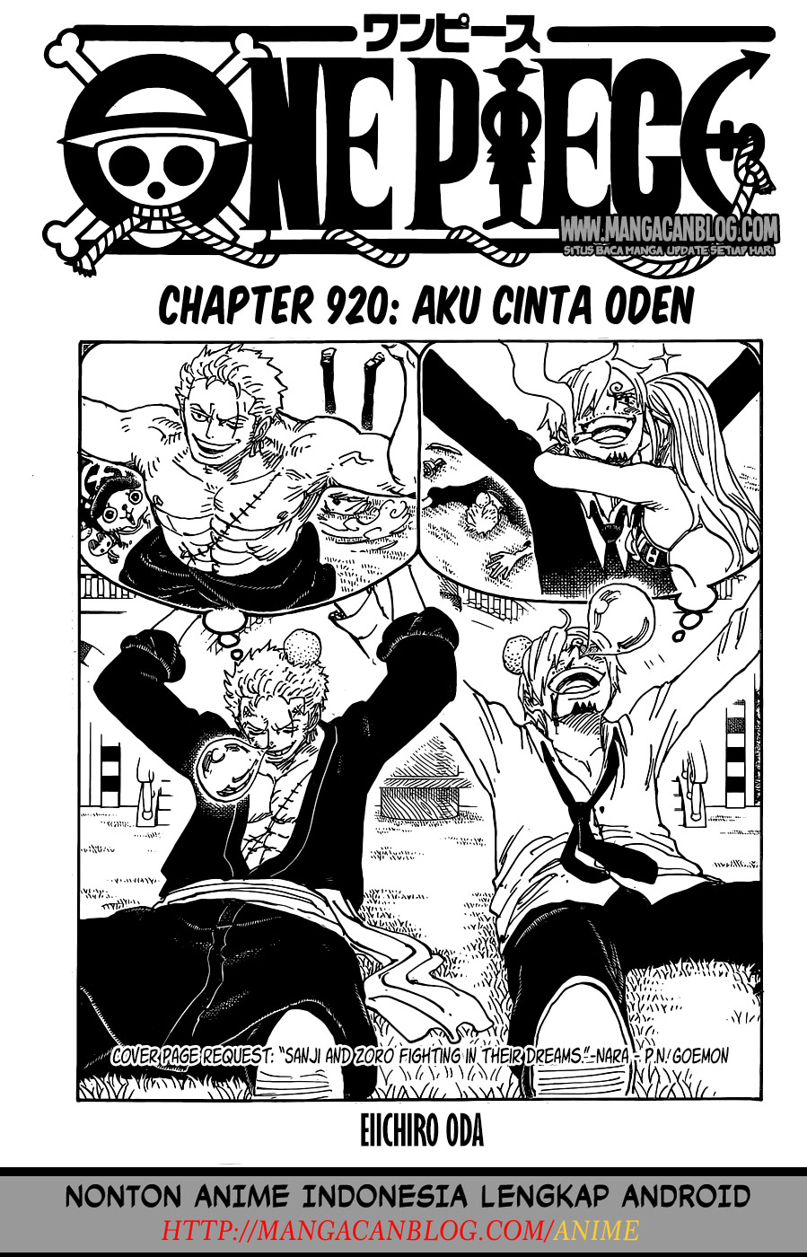 One Piece: Chapter 920 - Page 1