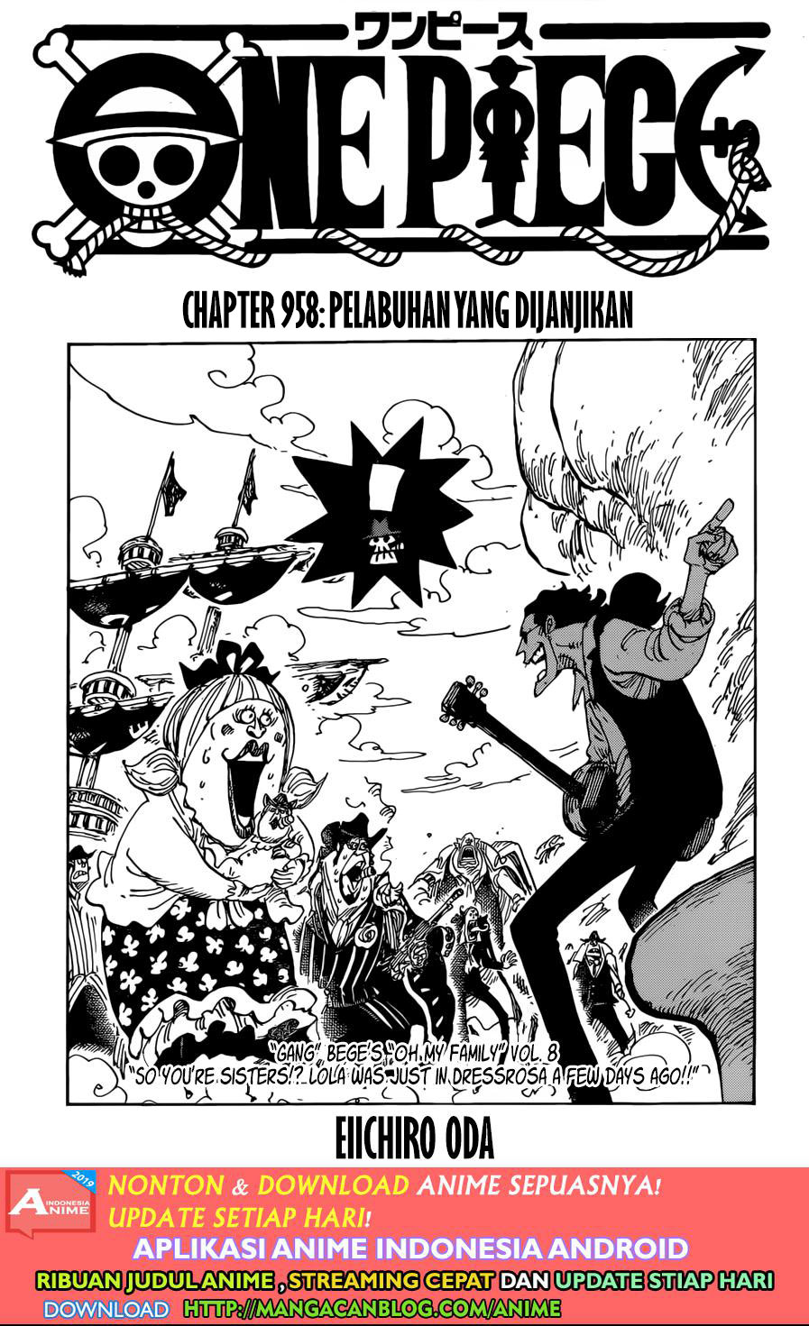 One Piece: Chapter 958 - Page 1