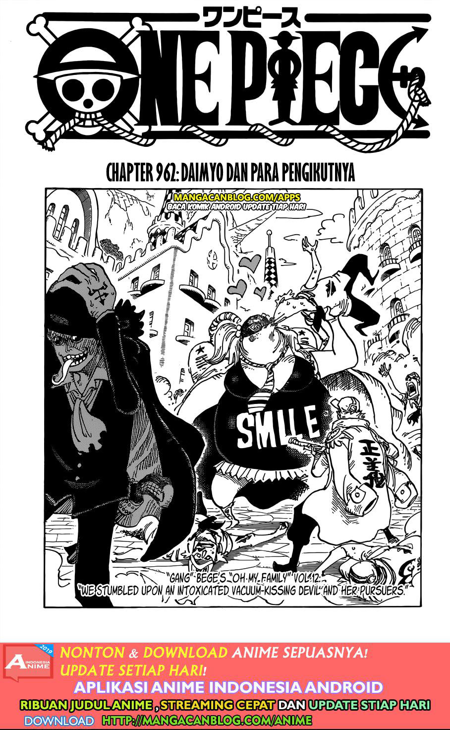 One Piece: Chapter 962 - Page 1