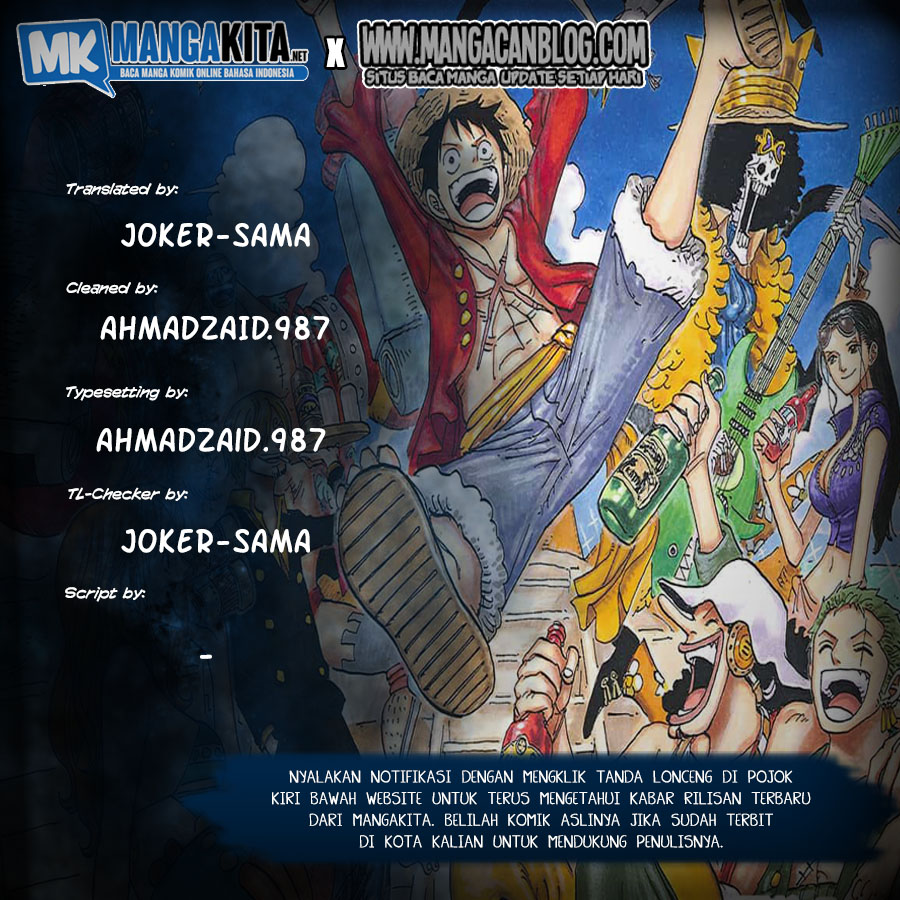 One Piece: Chapter 978 - Page 1