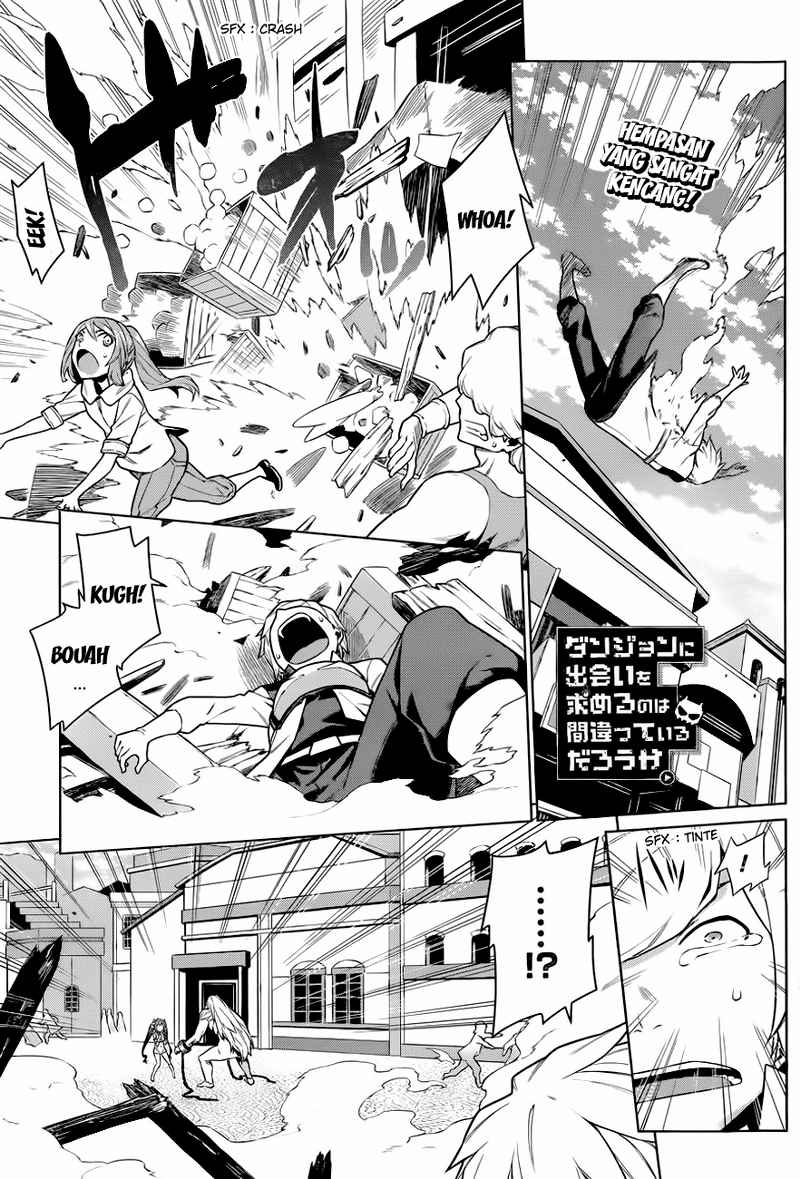Dungeon ni Deai wo Motomeru no wa Machigatte Iru Darou ka: Chapter 9 - Page 1