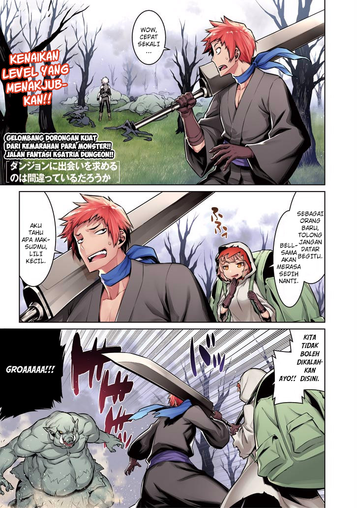 Dungeon ni Deai wo Motomeru no wa Machigatte Iru Darou ka: Chapter 52 - Page 1