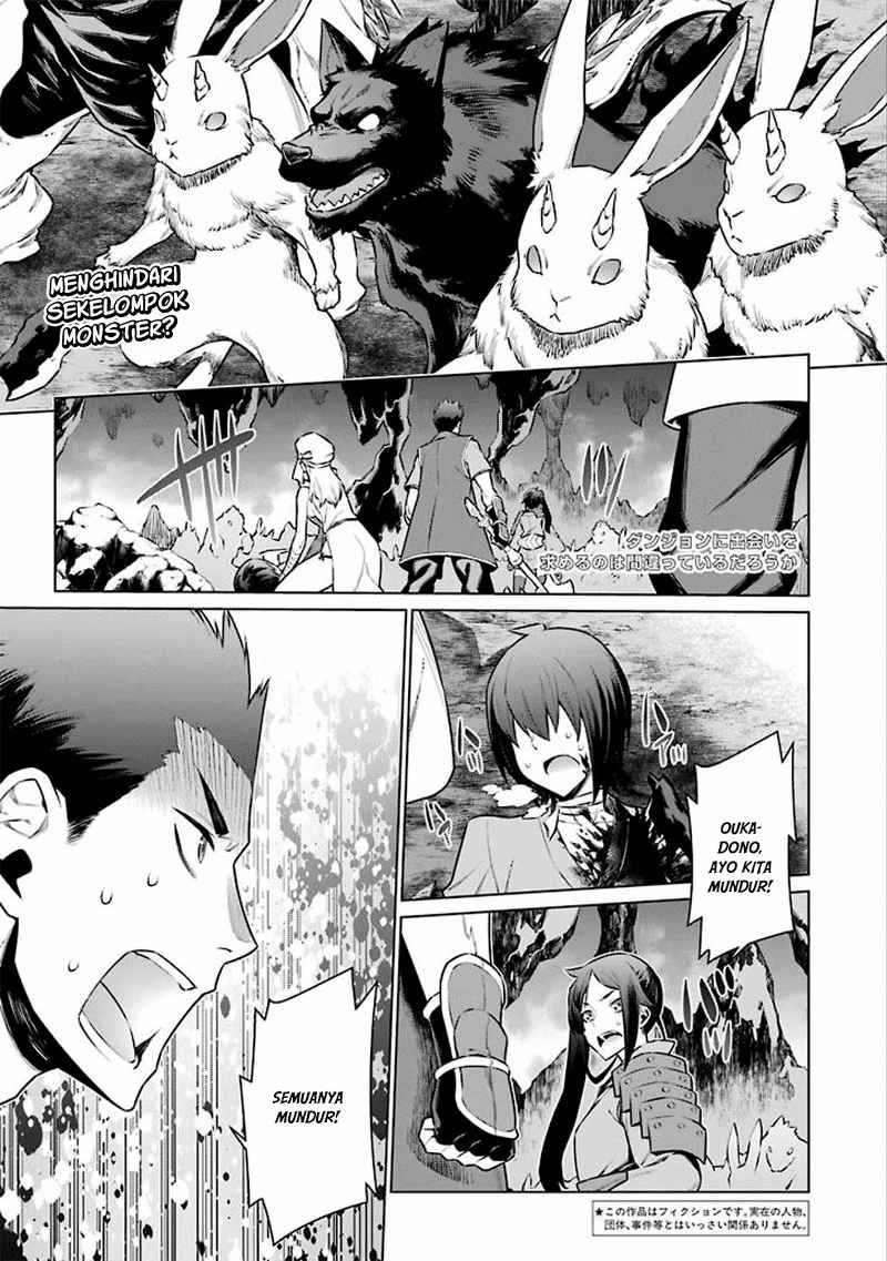 Dungeon ni Deai wo Motomeru no wa Machigatte Iru Darou ka: Chapter 59 - Page 1