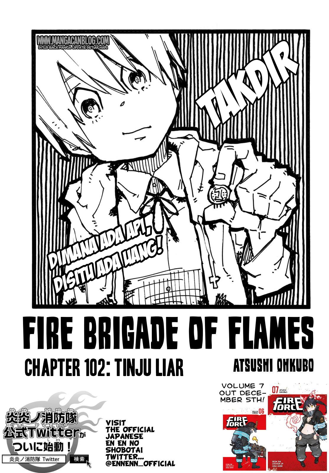 Fire Brigade of Flames: Chapter 102 - Page 1