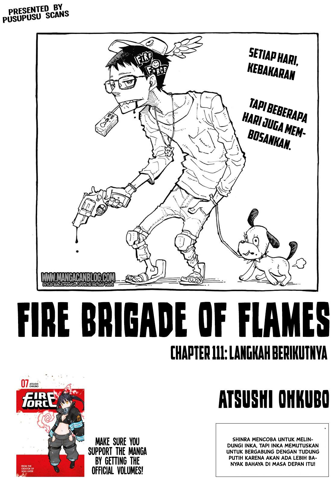 Fire Brigade of Flames: Chapter 111 - Page 1