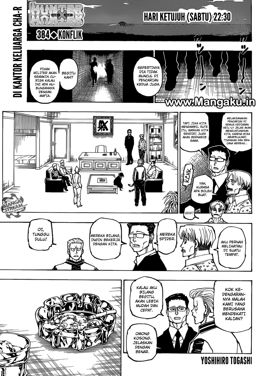 Hunter x Hunter: Chapter 384 - Page 1