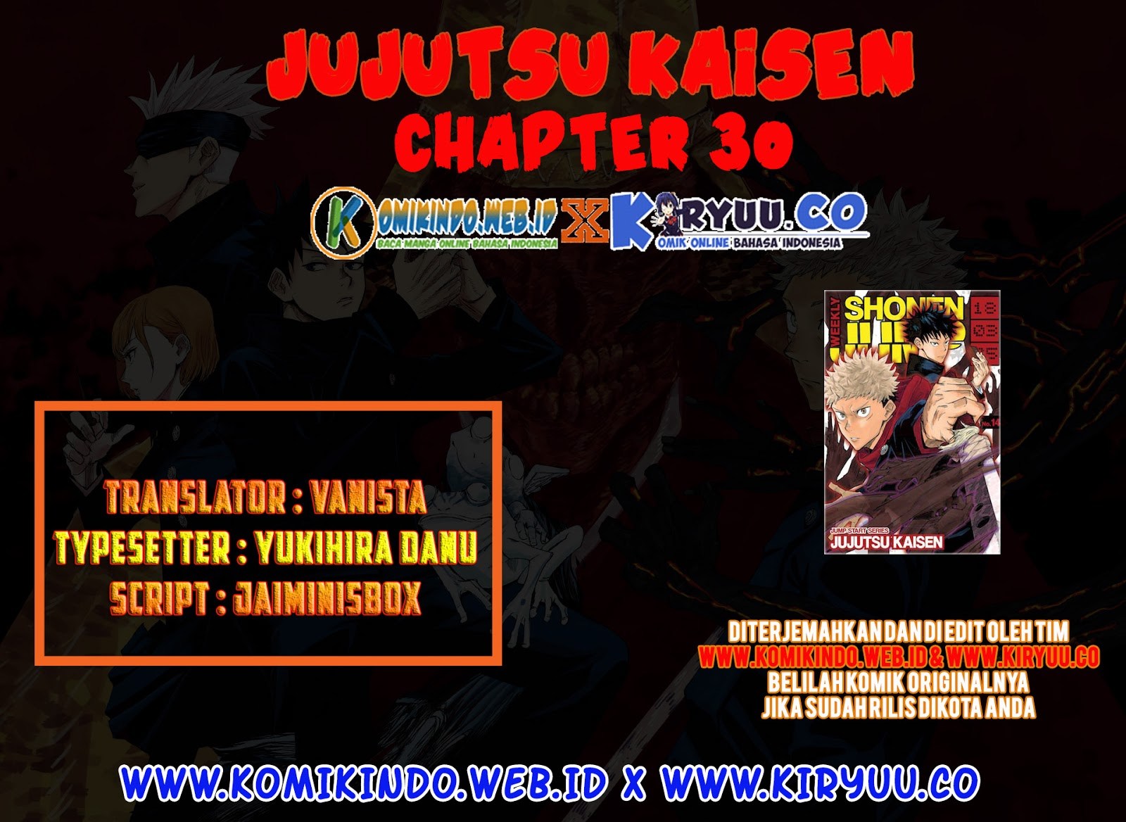 Jujutsu Kaisen: Chapter 30 - Page 1