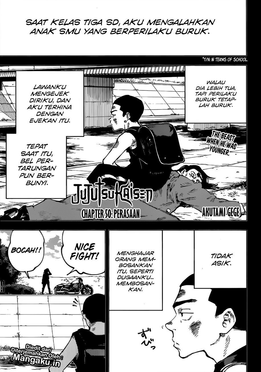 Jujutsu Kaisen: Chapter 50 - Page 1