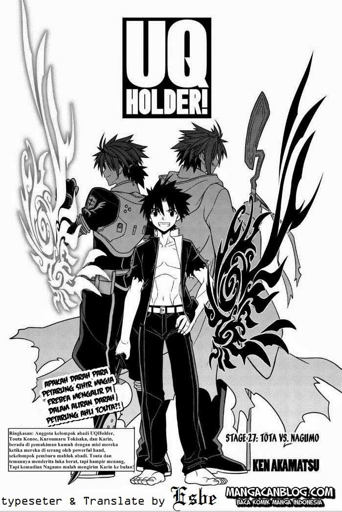 UQ Holder!: Chapter 27 - Page 1