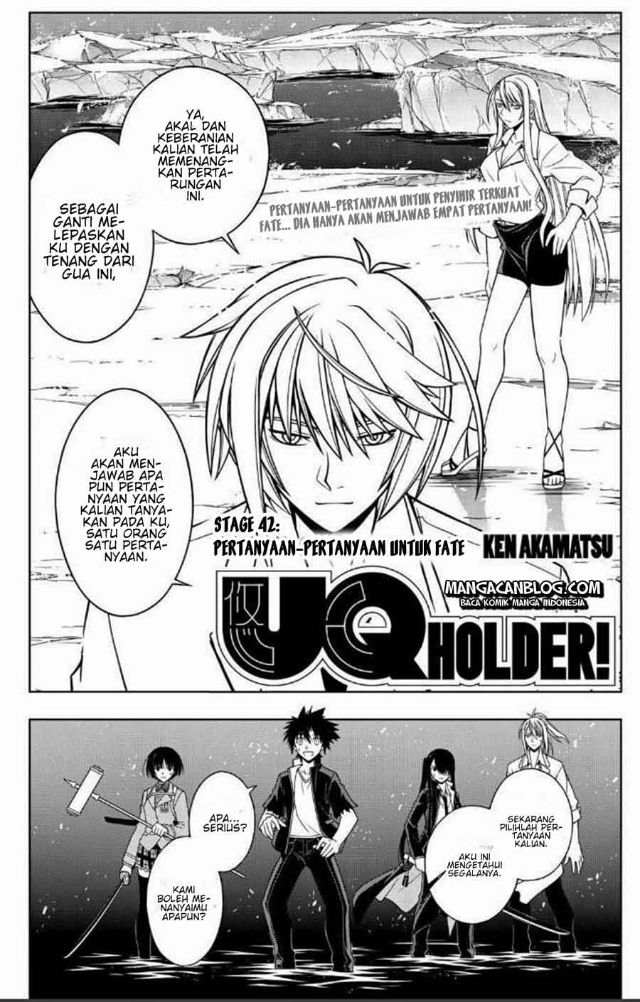 UQ Holder!: Chapter 42 - Page 1