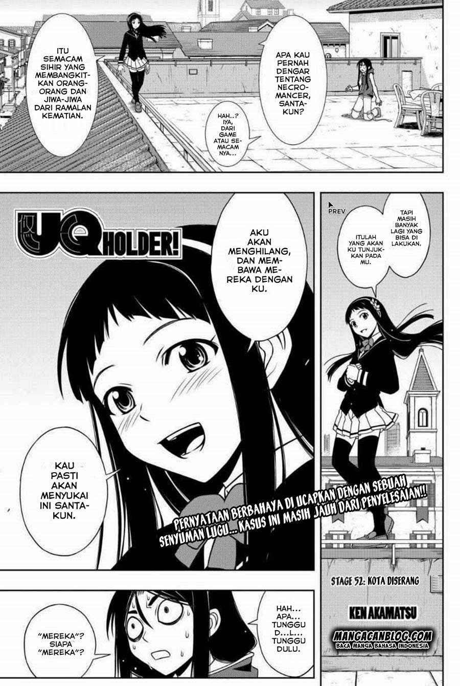 UQ Holder!: Chapter 52 - Page 1