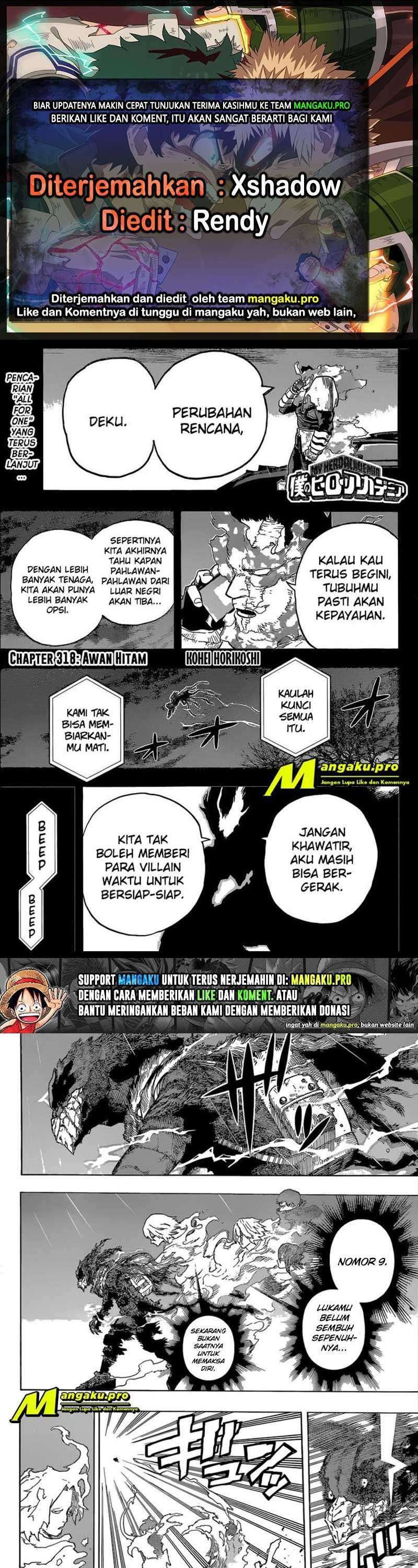 Boku no Hero Academia: Chapter 318 - Page 1