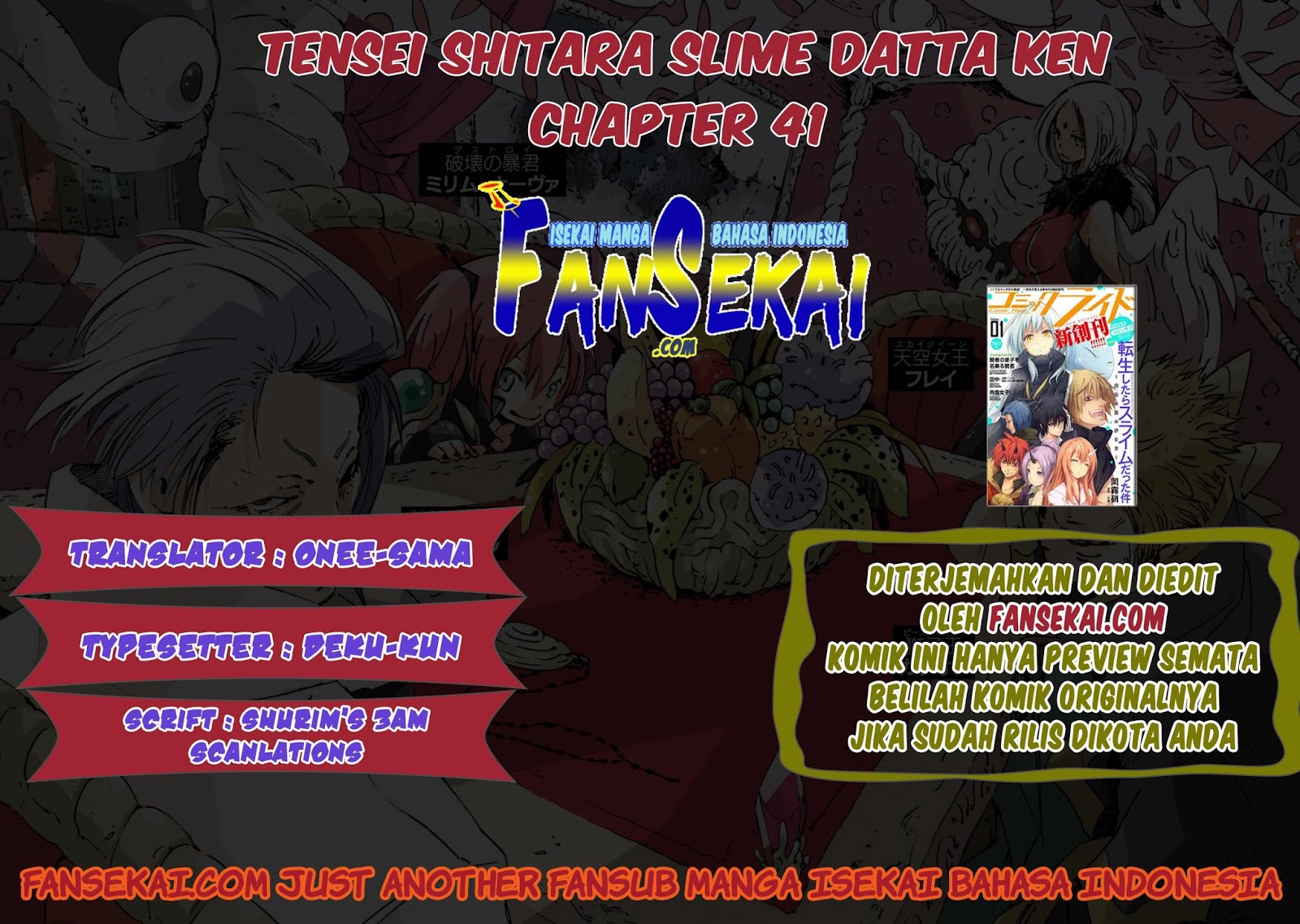 Tensei Shitara Slime Datta Ken: Chapter 41 - Page 1