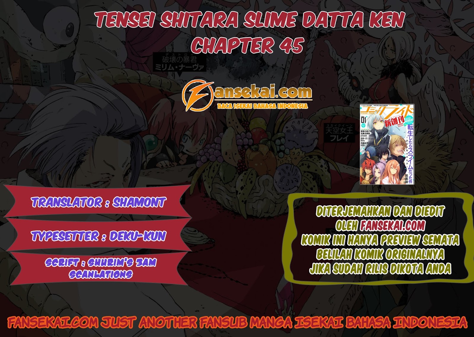 Tensei Shitara Slime Datta Ken: Chapter 45 - Page 1