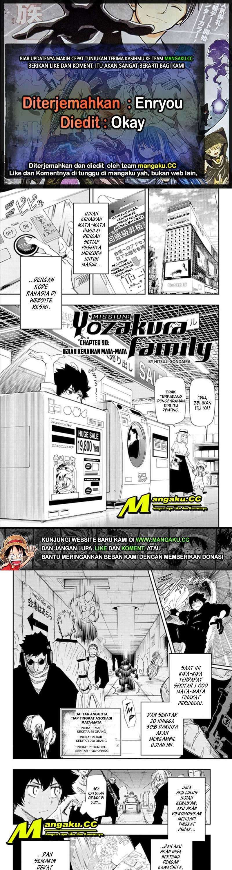 Mission: Yozakura Family: Chapter 90 - Page 1