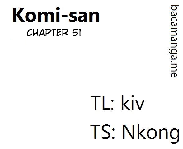 Komi-san wa Komyushou Desu: Chapter 51 - Page 1