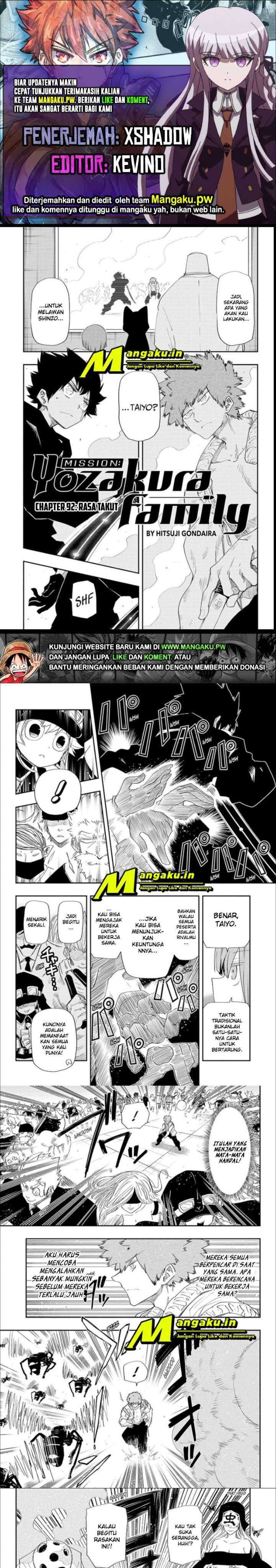 Mission: Yozakura Family: Chapter 92 - Page 1