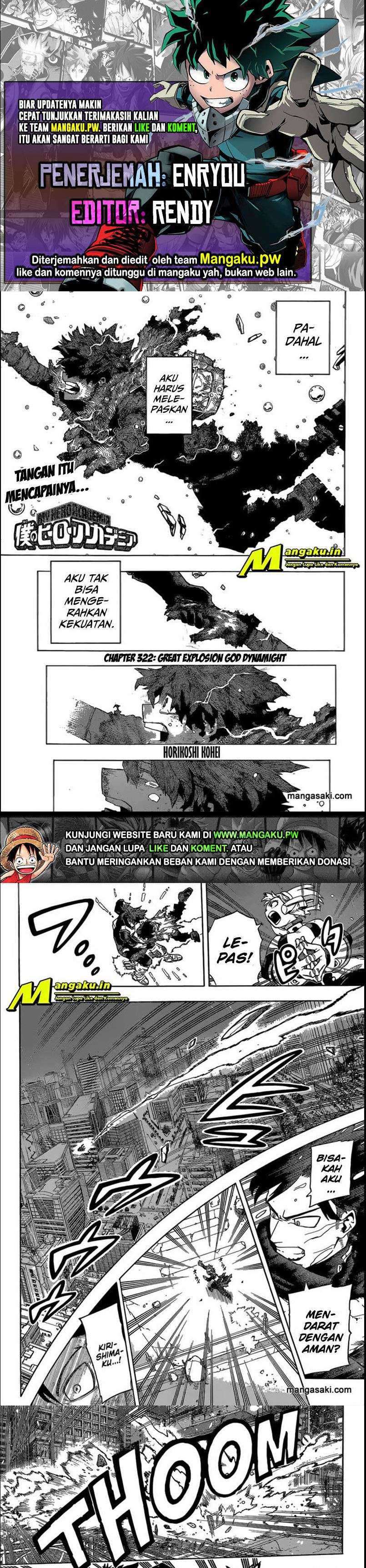Boku no Hero Academia: Chapter 322 - Page 1