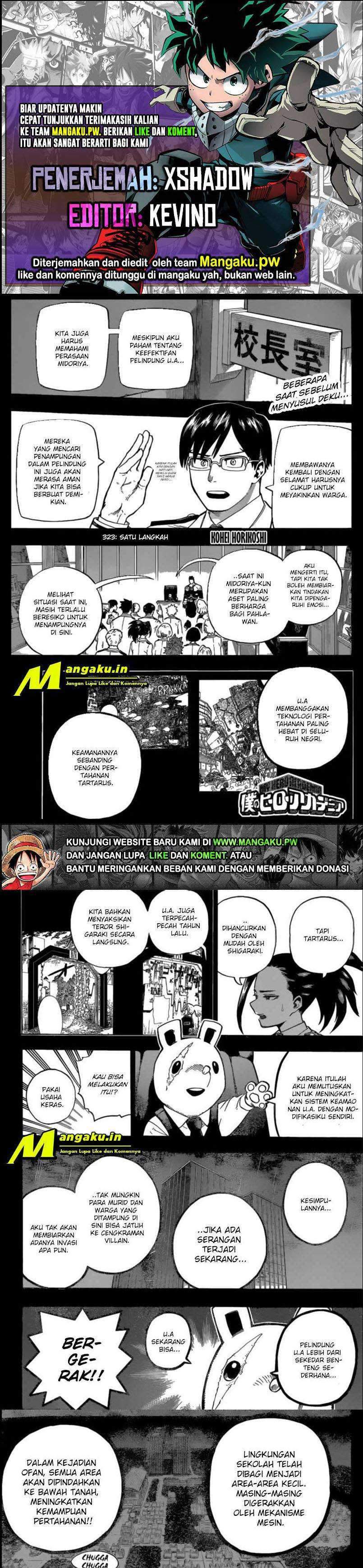 Boku no Hero Academia: Chapter 323 - Page 1