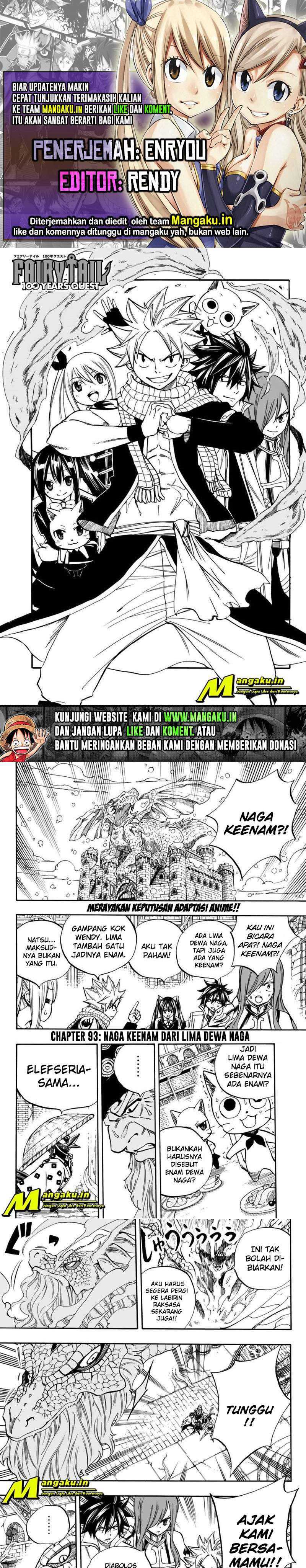 Fairy Tail: 100 Years Quest: Chapter 93 - Page 1