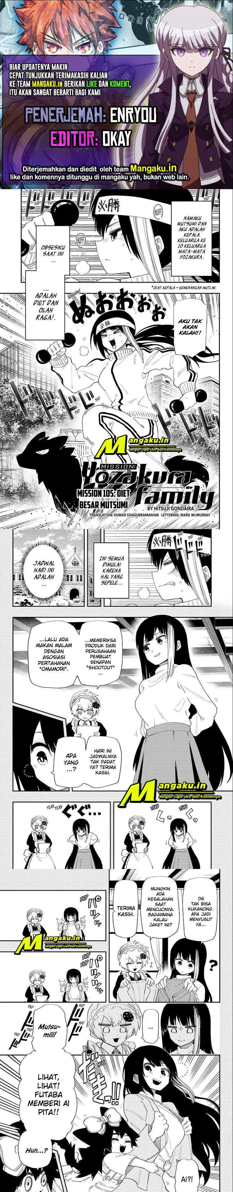 Mission: Yozakura Family: Chapter 105 - Page 1
