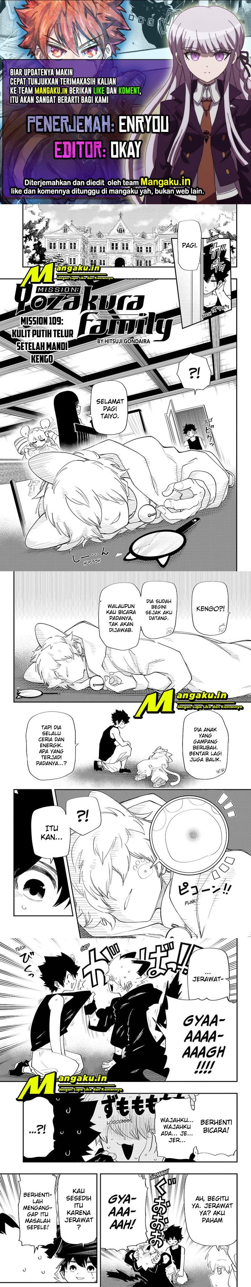 Mission: Yozakura Family: Chapter 109 - Page 1