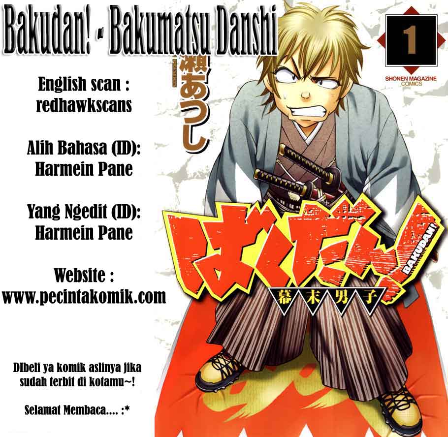 Bakudan! - Bakumatsu Danshi: Chapter 01 - Page 1
