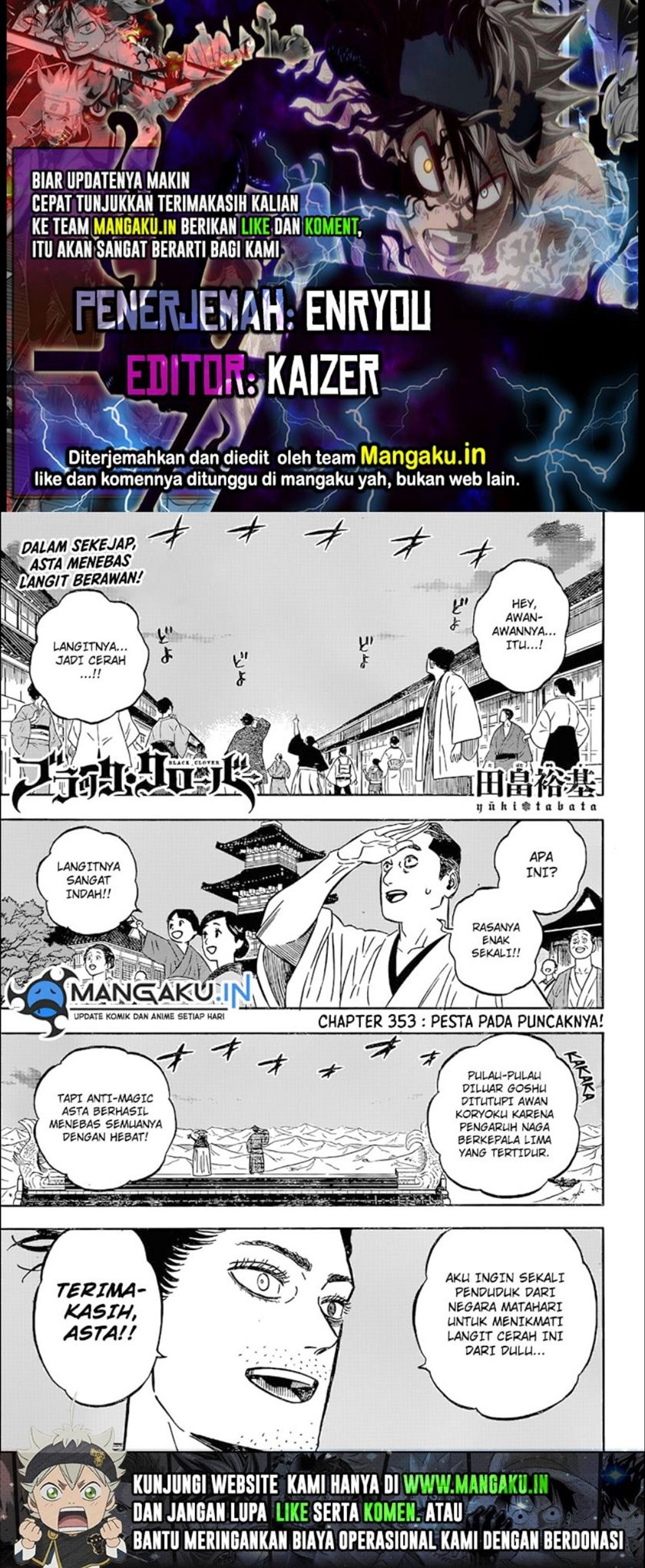 Black Clover: Chapter 353 - Page 1