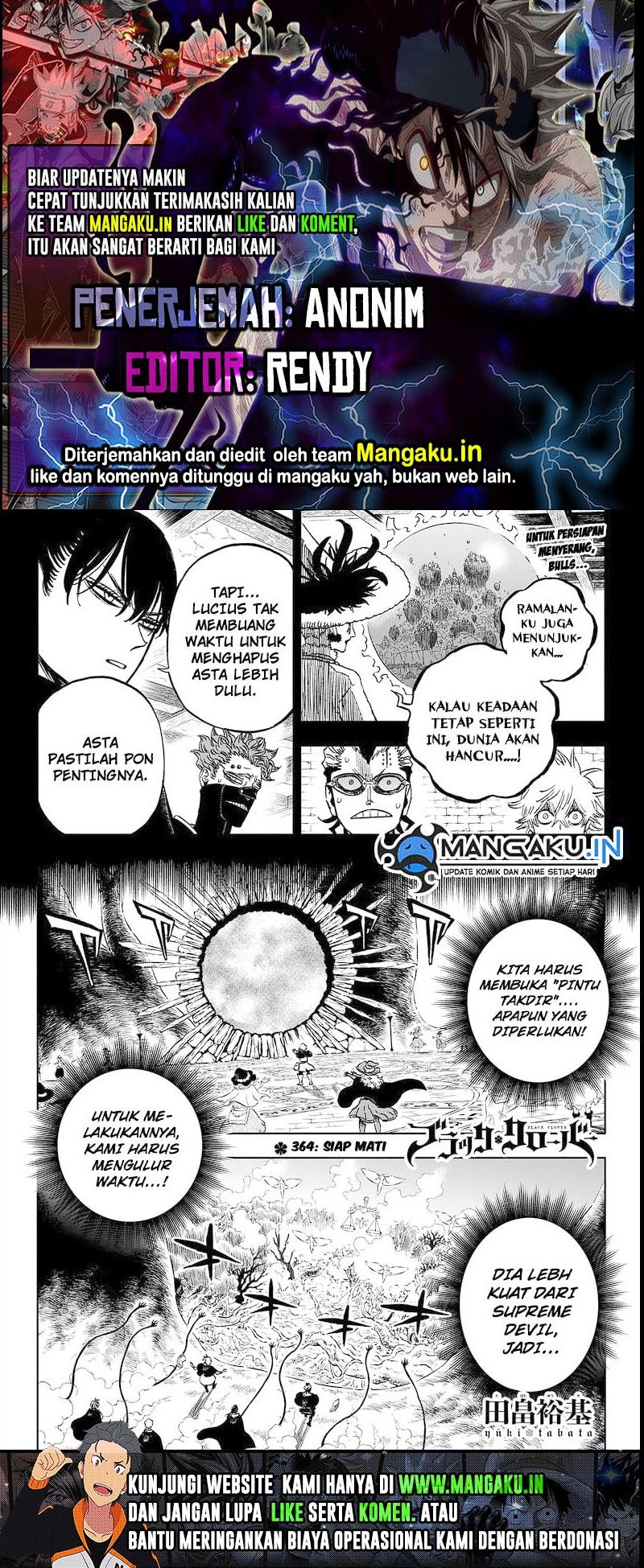 Black Clover: Chapter 364 - Page 1