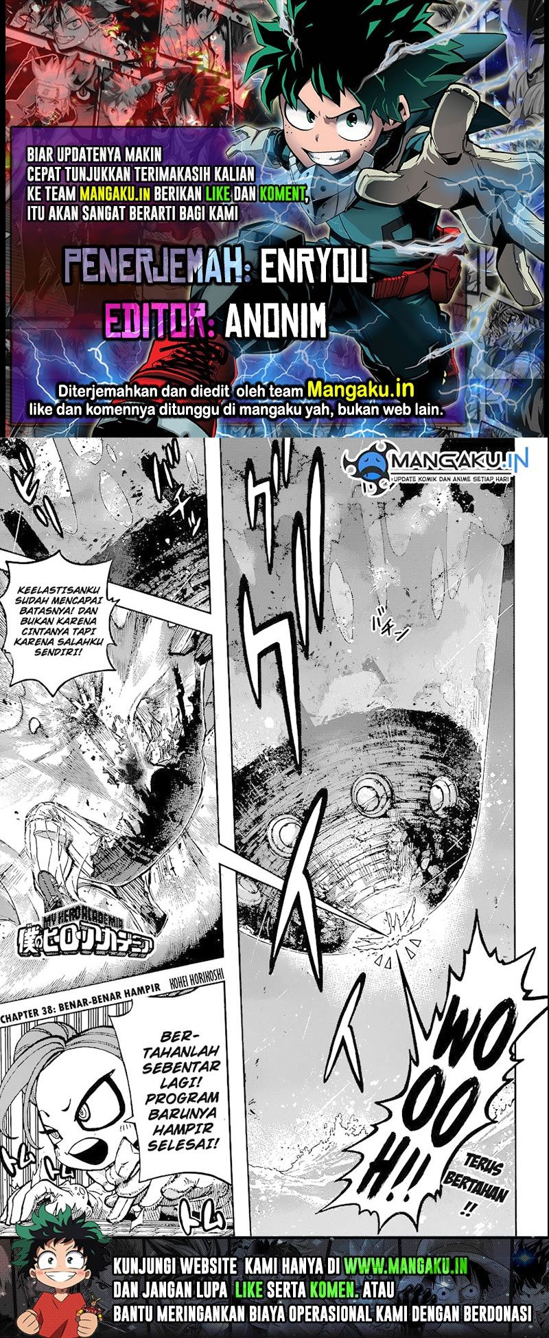 Boku no Hero Academia: Chapter 380 - Page 1