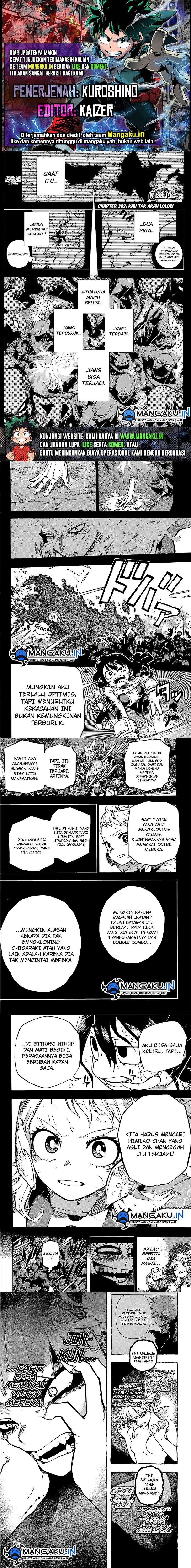 Boku no Hero Academia: Chapter 382 - Page 1