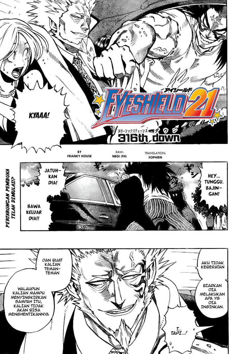 Eyeshield 21: Chapter 316 - Page 1