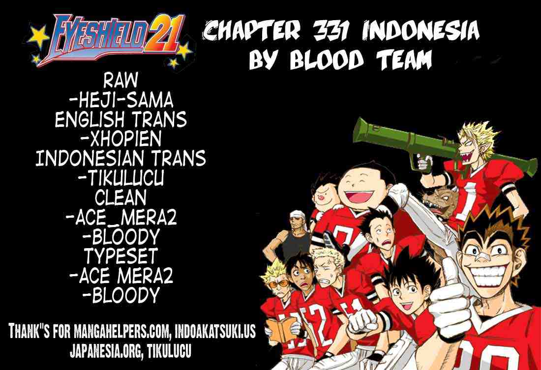 Eyeshield 21: Chapter 331 - Page 1