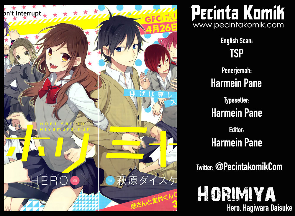 Horimiya: Chapter 33 - Page 1