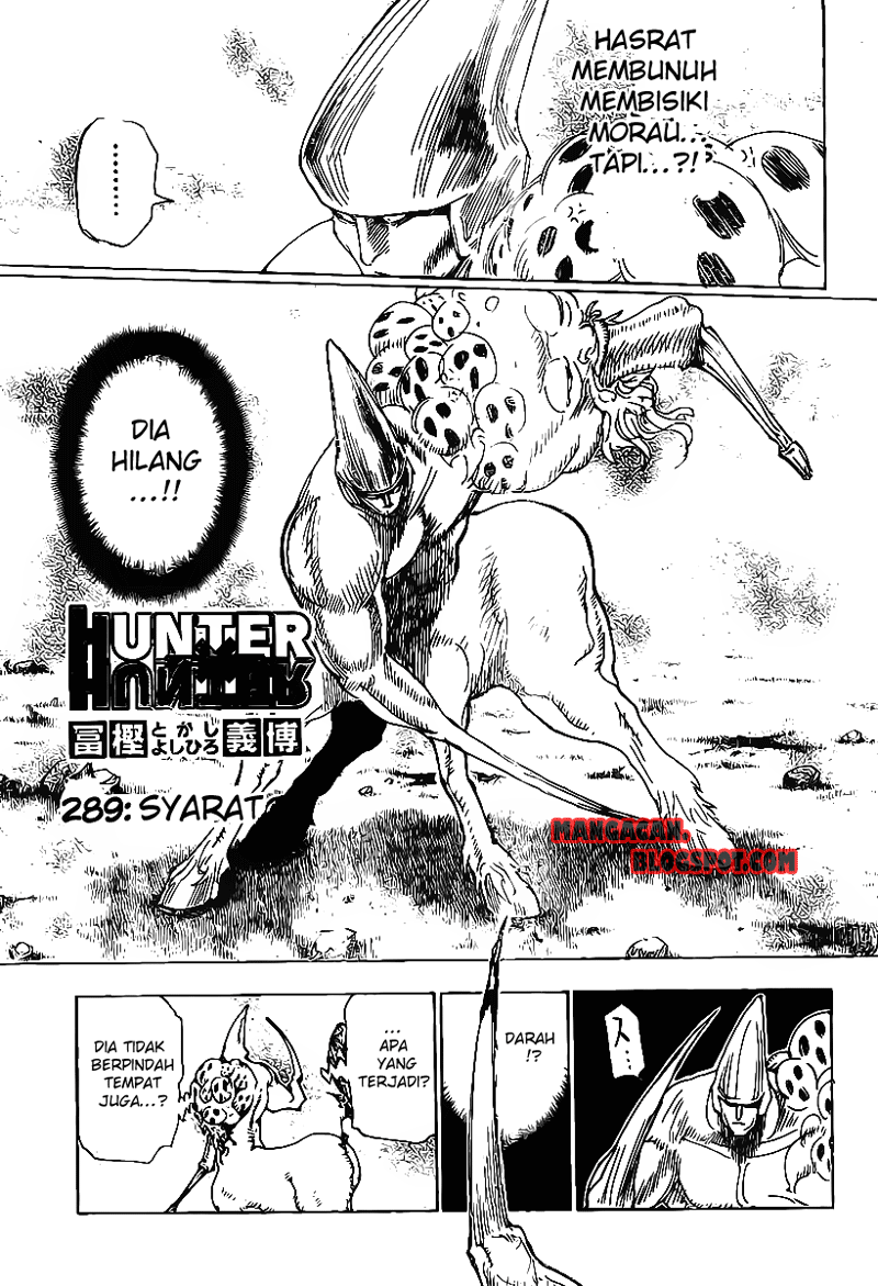 Hunter x Hunter: Chapter 289 - Page 1
