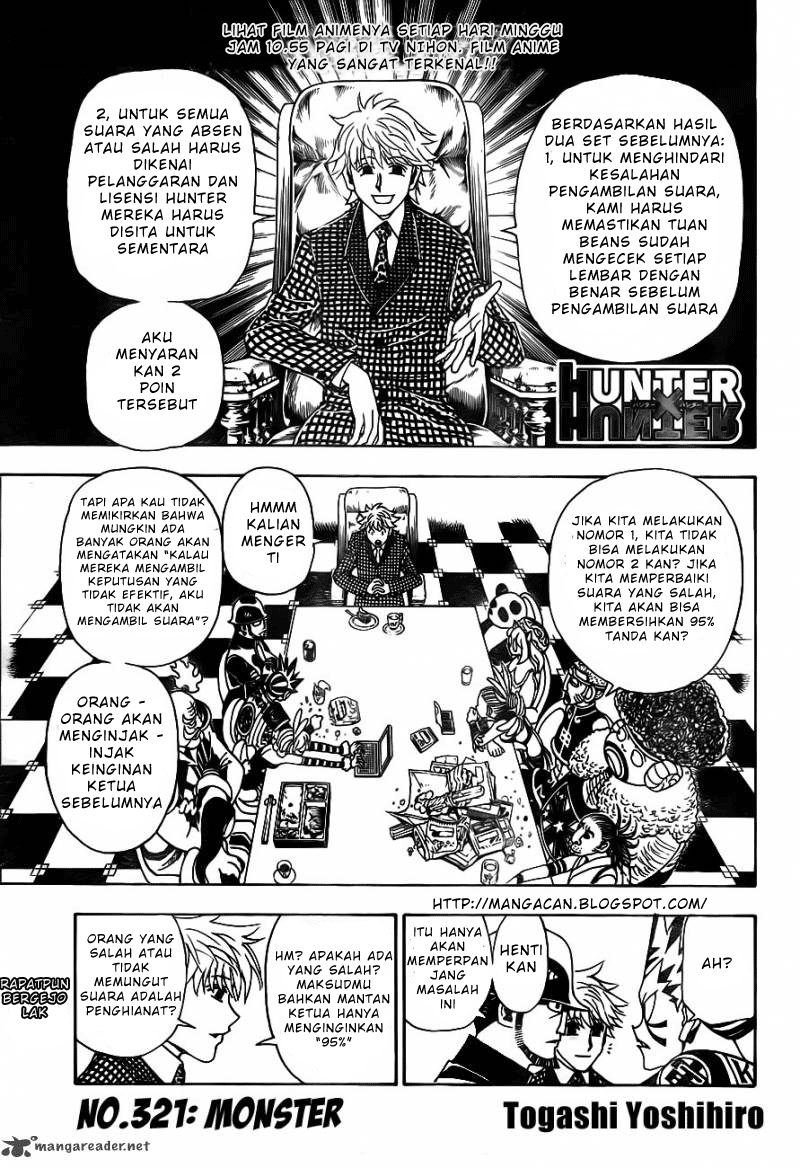 Hunter x Hunter: Chapter 321 - Page 1