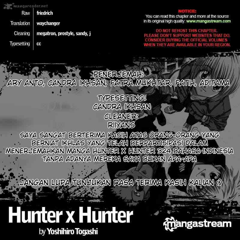 Hunter x Hunter: Chapter 324 - Page 1