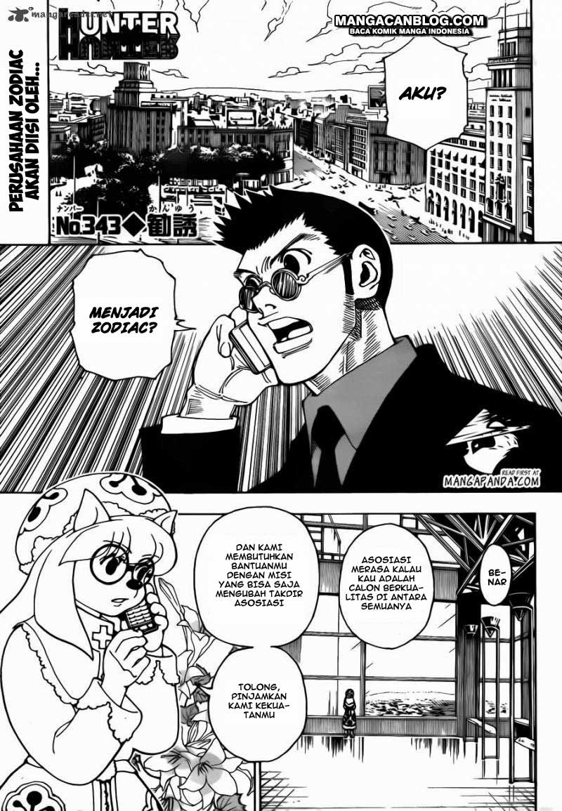 Hunter x Hunter: Chapter 343 - Page 1