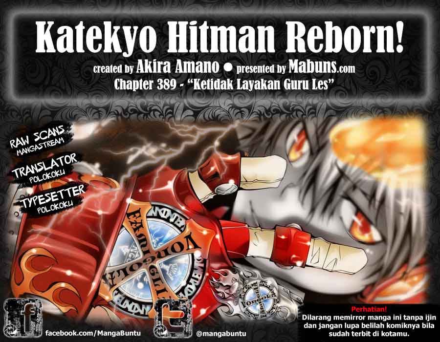 Katekyo Hitman Reborn!: Chapter 390 - Page 1