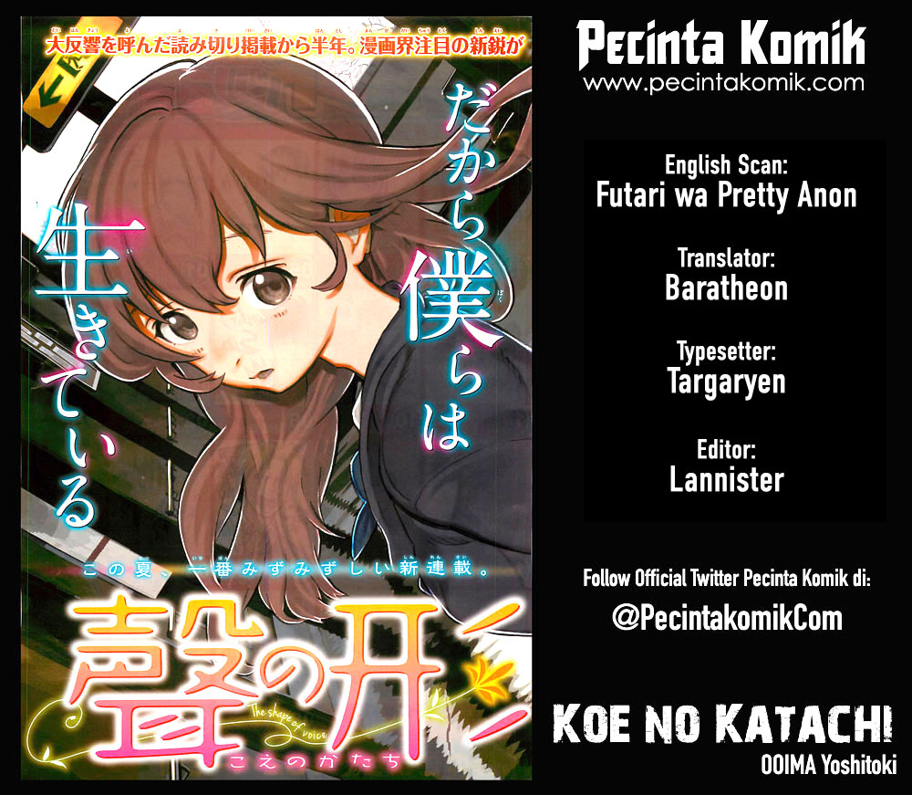 Koe no Katachi: Chapter 21 - Page 1